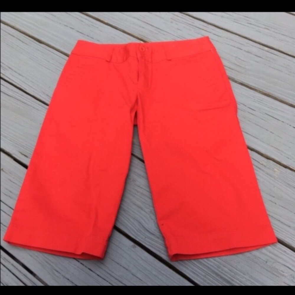 Lacoste red Bermuda shorts new with tags 2